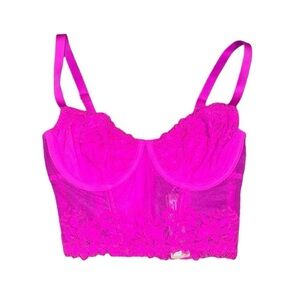 SKIMS pink corset
